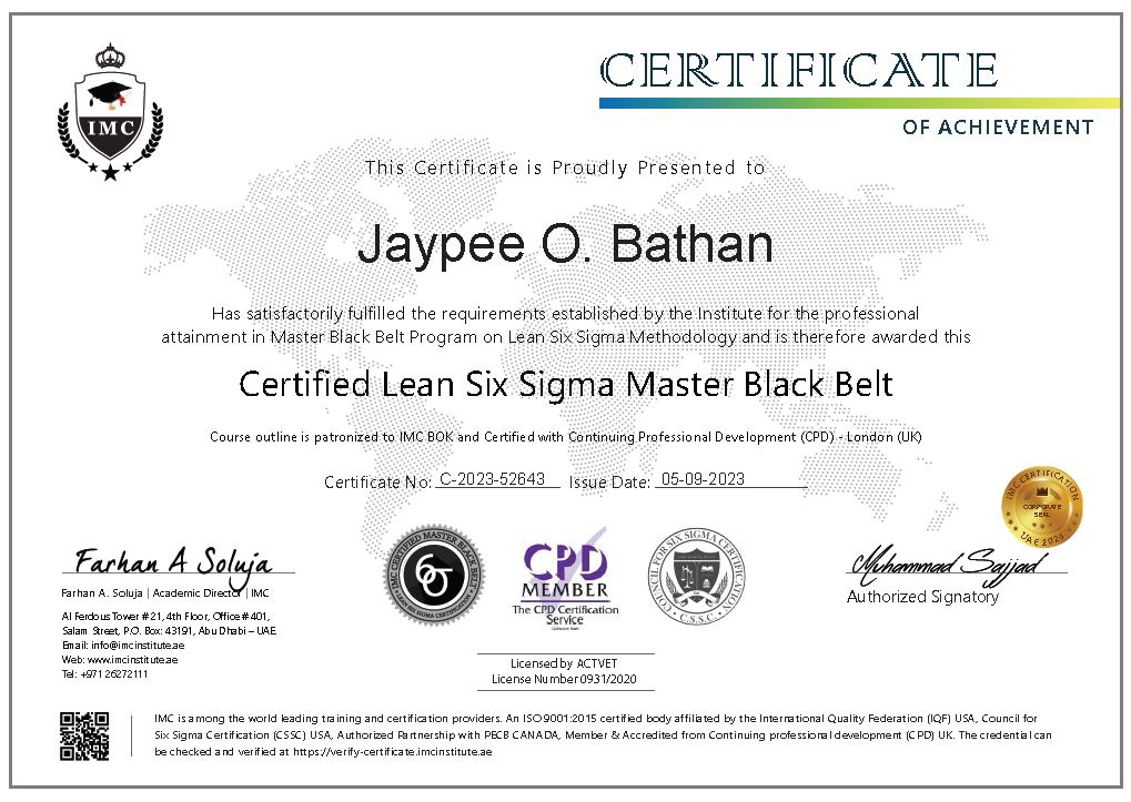7099 geodir mentor mbb upload LSSMBB IMC Institute