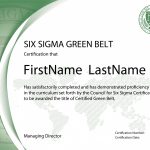 Six Sigma Green Belt Certification