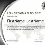 Lean Six Sigma Black Belt Certification