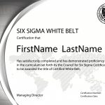 Six Sigma White Belt Certification