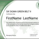 Six Sigma Green Belt Certification - Level II (Standard Exam Series)