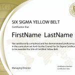 Six Sigma Yellow Belt Certification